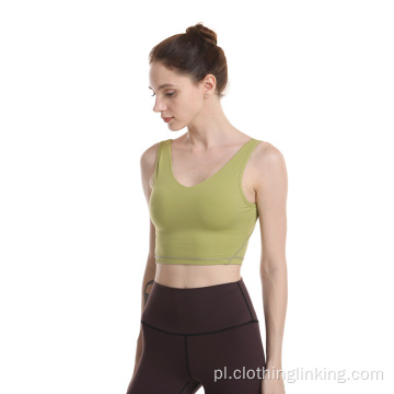 Fitness Workout Gym Crop Top dla kobiet